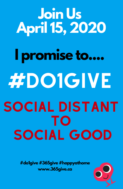 Social Distant to Social Good Do1GIve April 15th