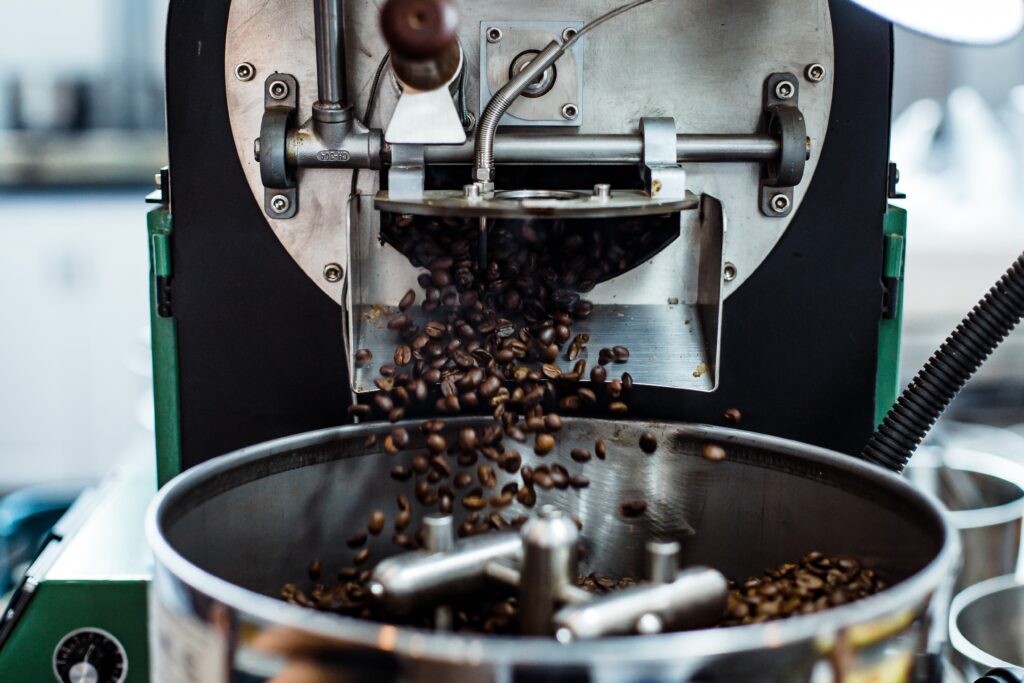 Grinding coffee