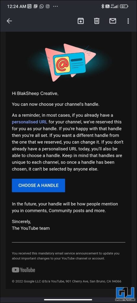 YouTube Has Introduced a New Feature Called Handles | TechAnnouncer