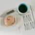 black liquid in white ceramic mug