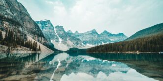landscape photography of snowy mountains