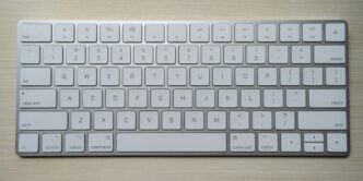 silver and white computer keyboard