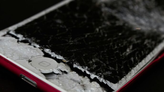 white iphone 5 c on black surface