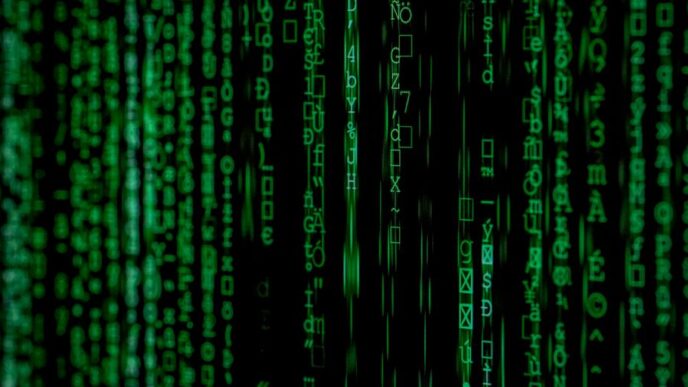 Matrix movie still
