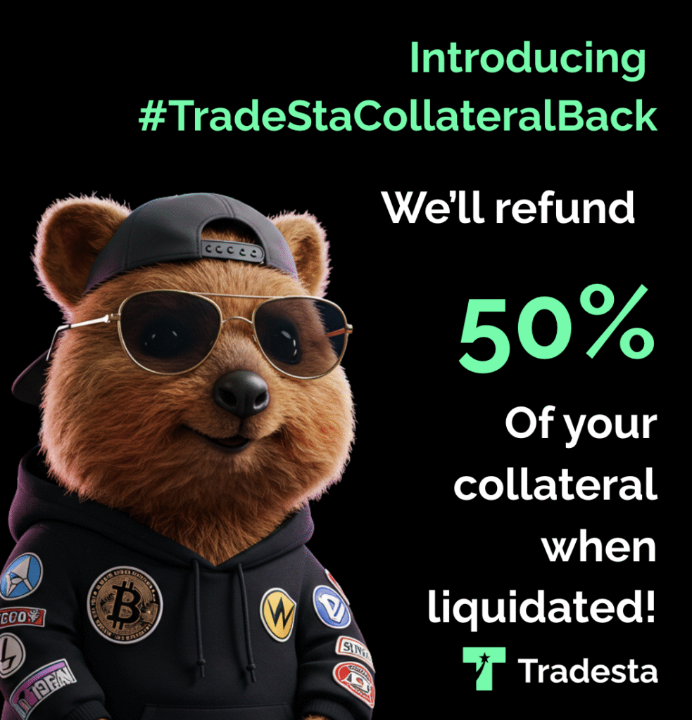 TradeSta Launches “Collateral Back” Campaign: 50% collateral back on First Liquidation for Traders