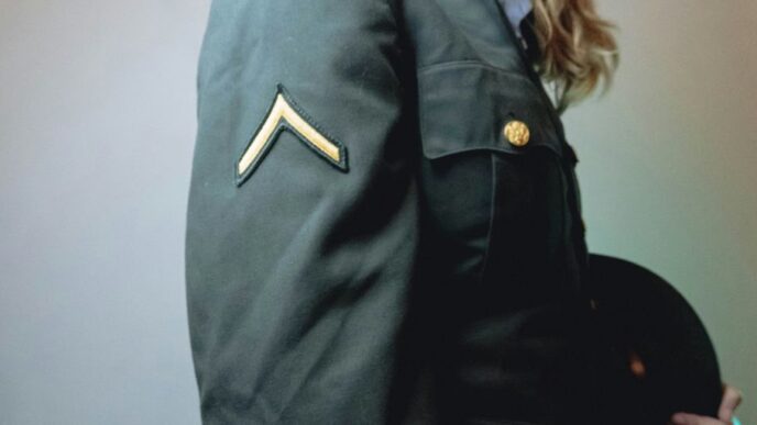 a person wearing a black jacket