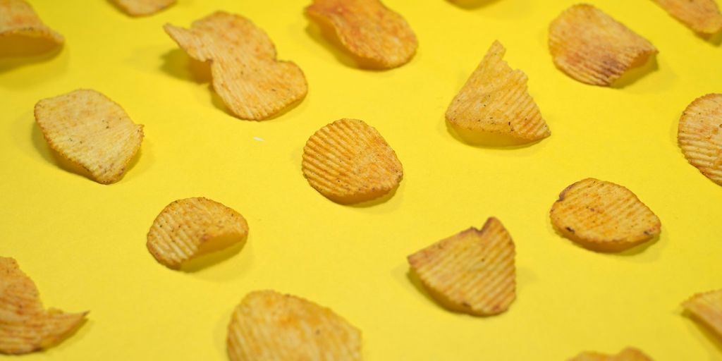 brown cookies on yellow surface