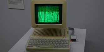 a laptop on a table