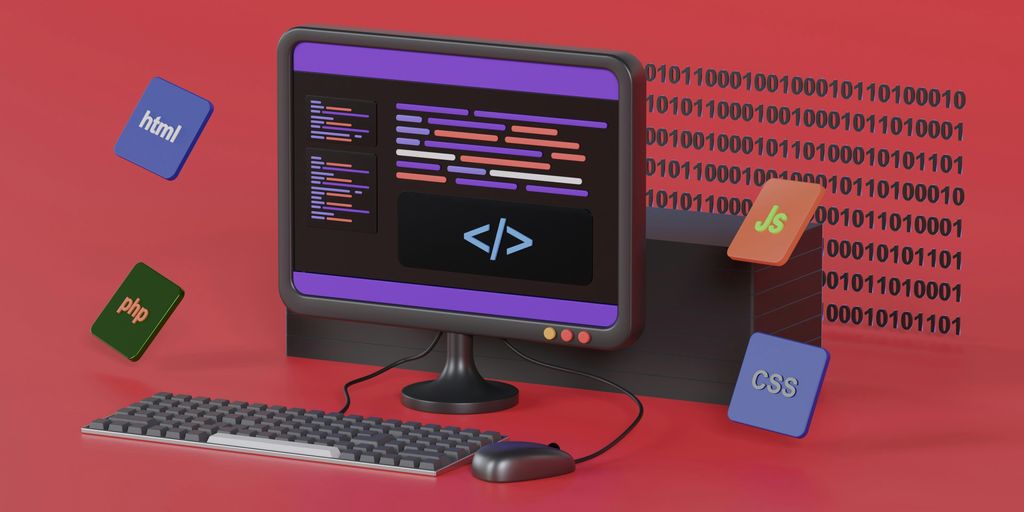 a computer on a desk
