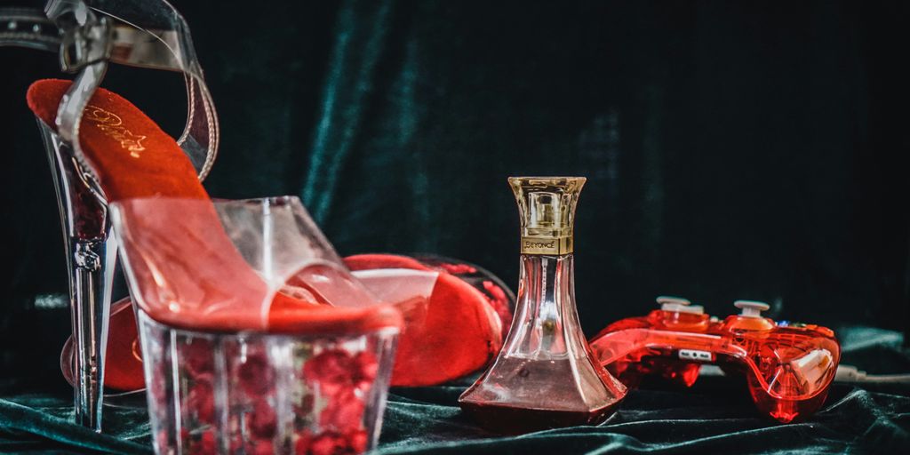 clear glass pitcher on table
