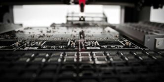 gray industrial machine