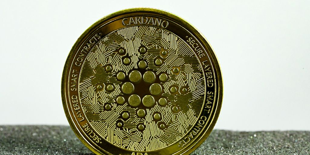 a close up of a coin on a table