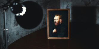 Vincent Van Gogh portrait painting