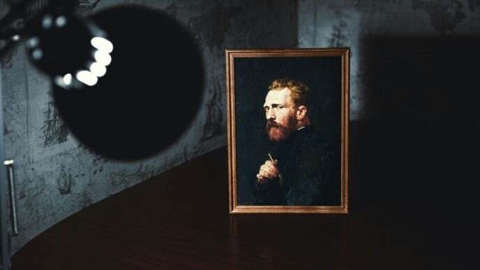 Vincent Van Gogh portrait painting
