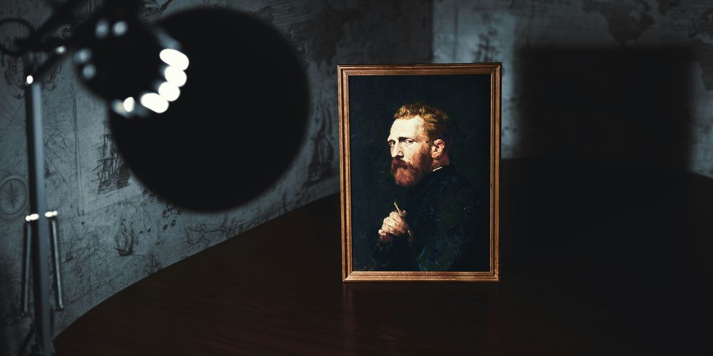 Vincent Van Gogh portrait painting