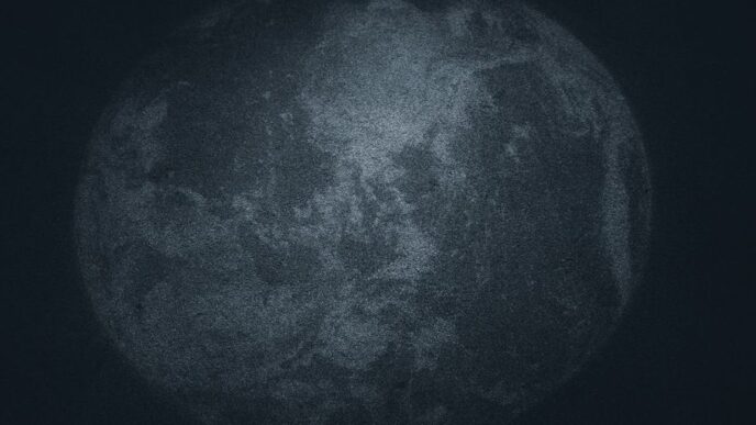 a black and white photo of the moon