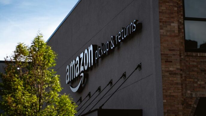 Amazon pickup & returns building