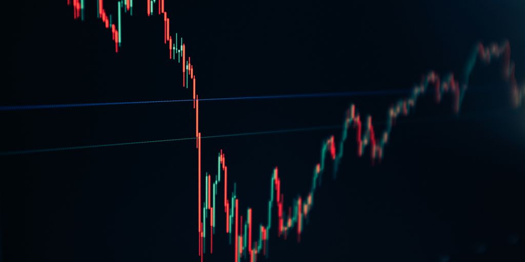 a close up of a line with a blue background