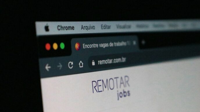 a computer screen with a remote control on it