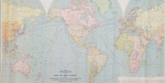 world map with some countries highlighted