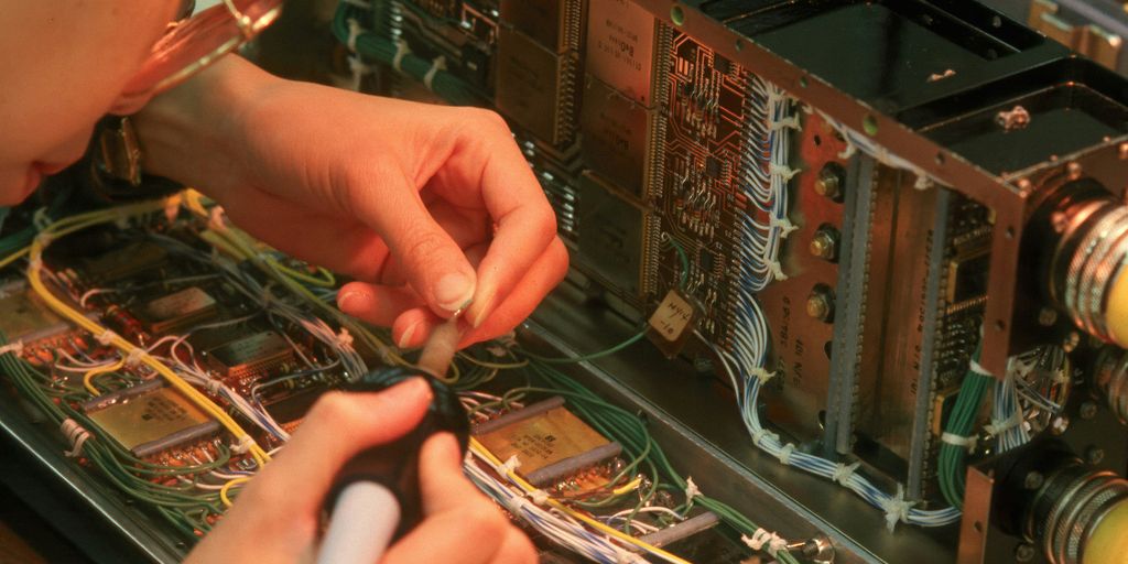 microchip on circuit board