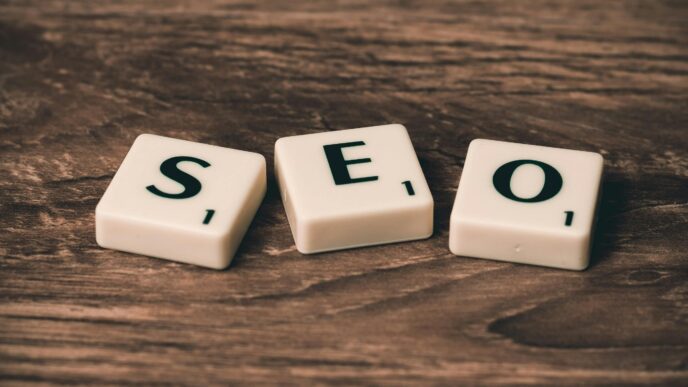 SEO letter blocks