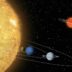 an artist's rendering of the solar system