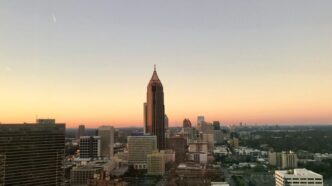 landscape photo of a city skyline