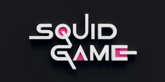 a logo for a video game called squid game