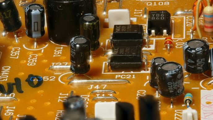 a group of black and silver electronic devices