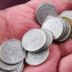 silver and gold round coins