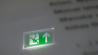 white and green letter x sign