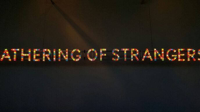 gathering of strangers text