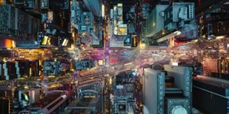 A city filled with lots of tall buildings
