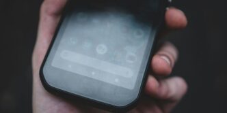 black and white smartphone case