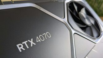 a close up of a computer processor with a fan