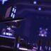 a futuristic sci - fi scene with a blue background