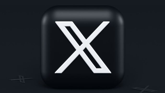 a black square button with a white x on it