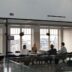 people sitting on chair inside building