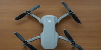 white and gray quadcopter drone