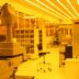 a lab with a microscope and other equipment