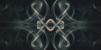 a picture of smoke with a black background