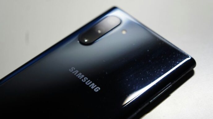 a black cell phone