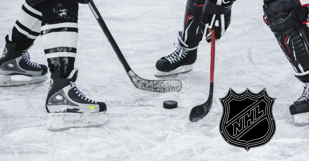 Players in a hockey rink