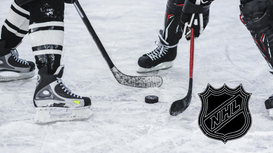 Players in a hockey rink