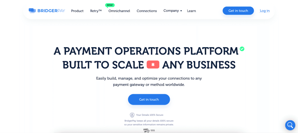 BridgerPay website