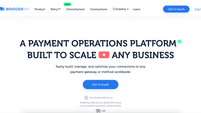 BridgerPay website