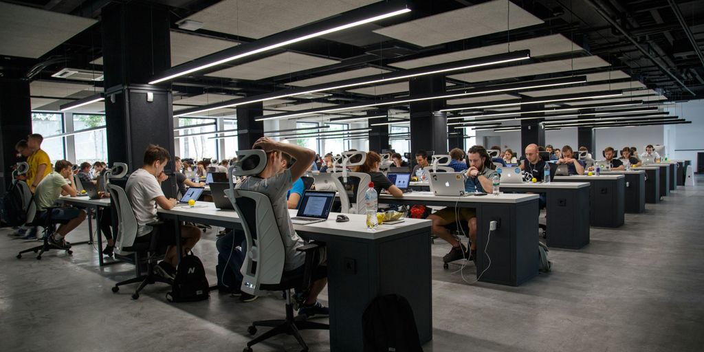 people doing office works