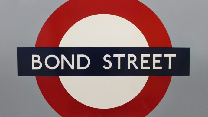 bond street signage