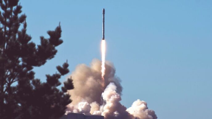 photo of space shuttle launching rocket